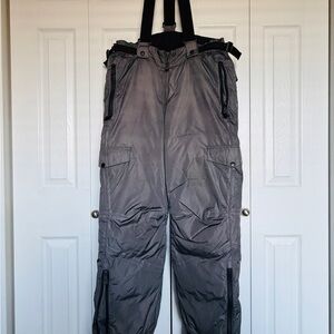Moncler Men's Ski Pants with Suspenders